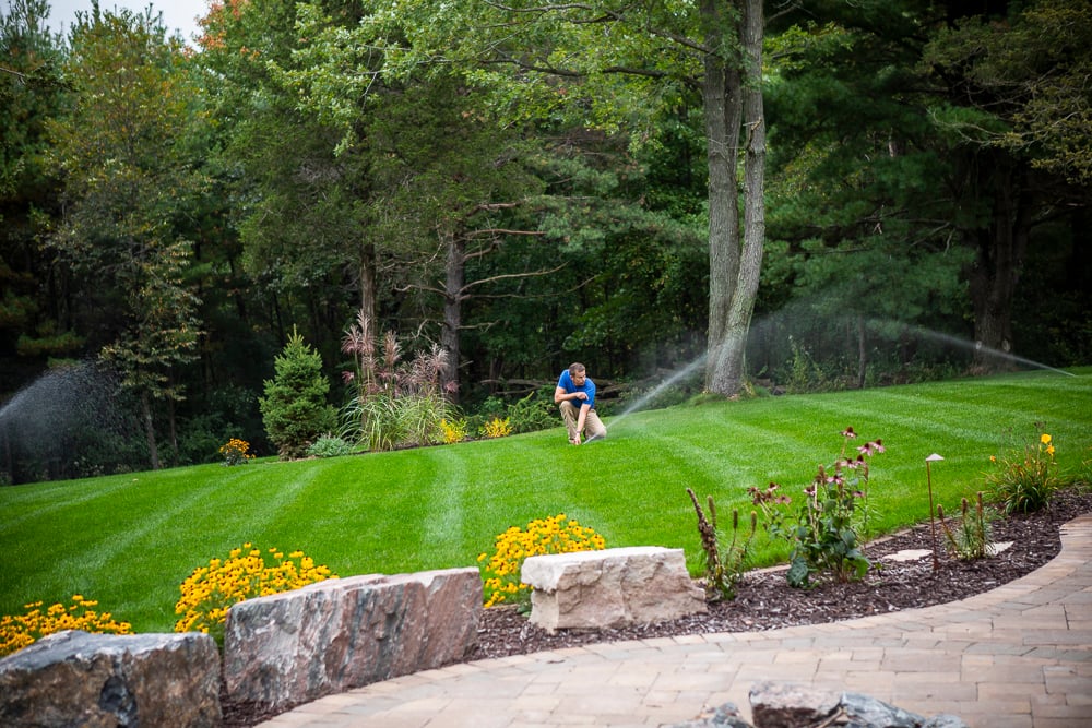 irrigation expert adjust sprinkler head