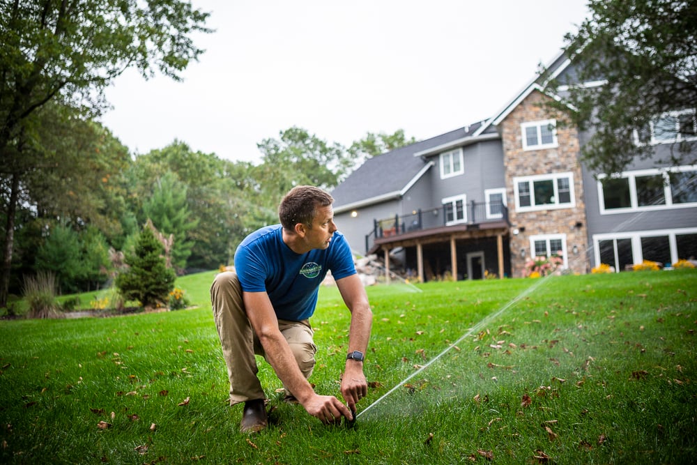 lawn irrigation inspection