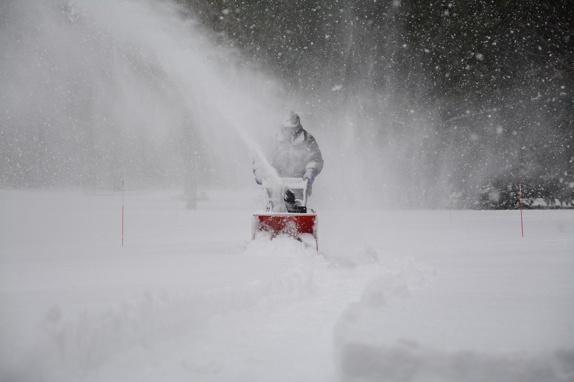 professional snow blowing