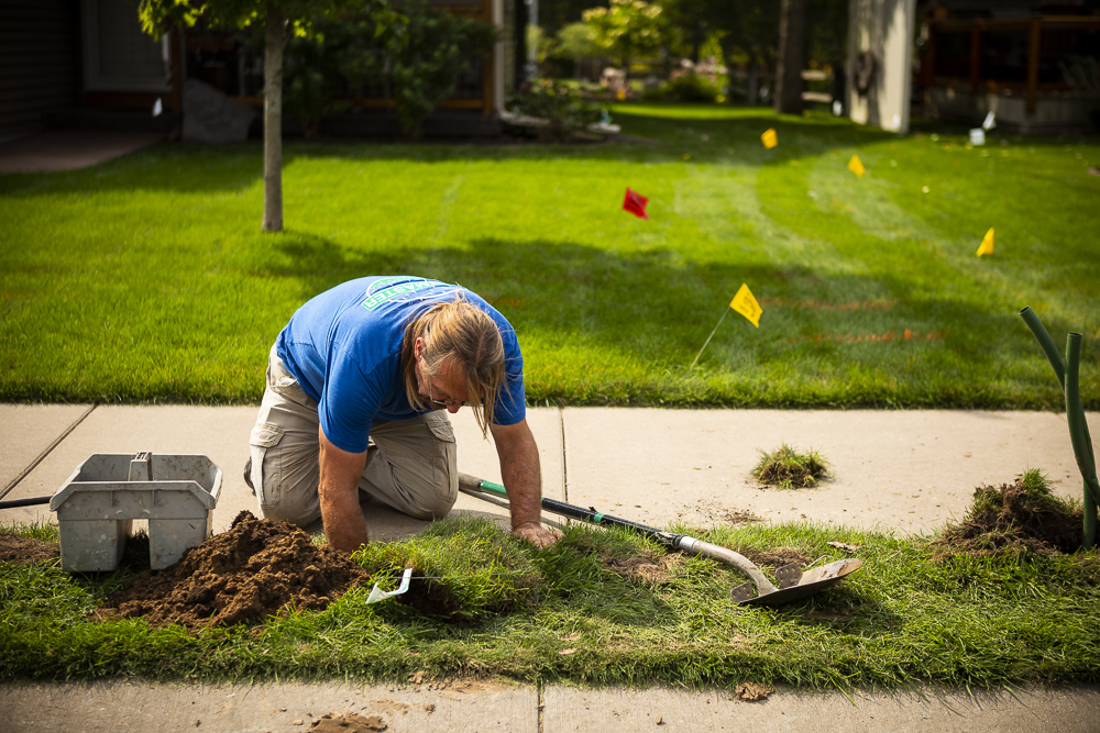 Irrigation installation