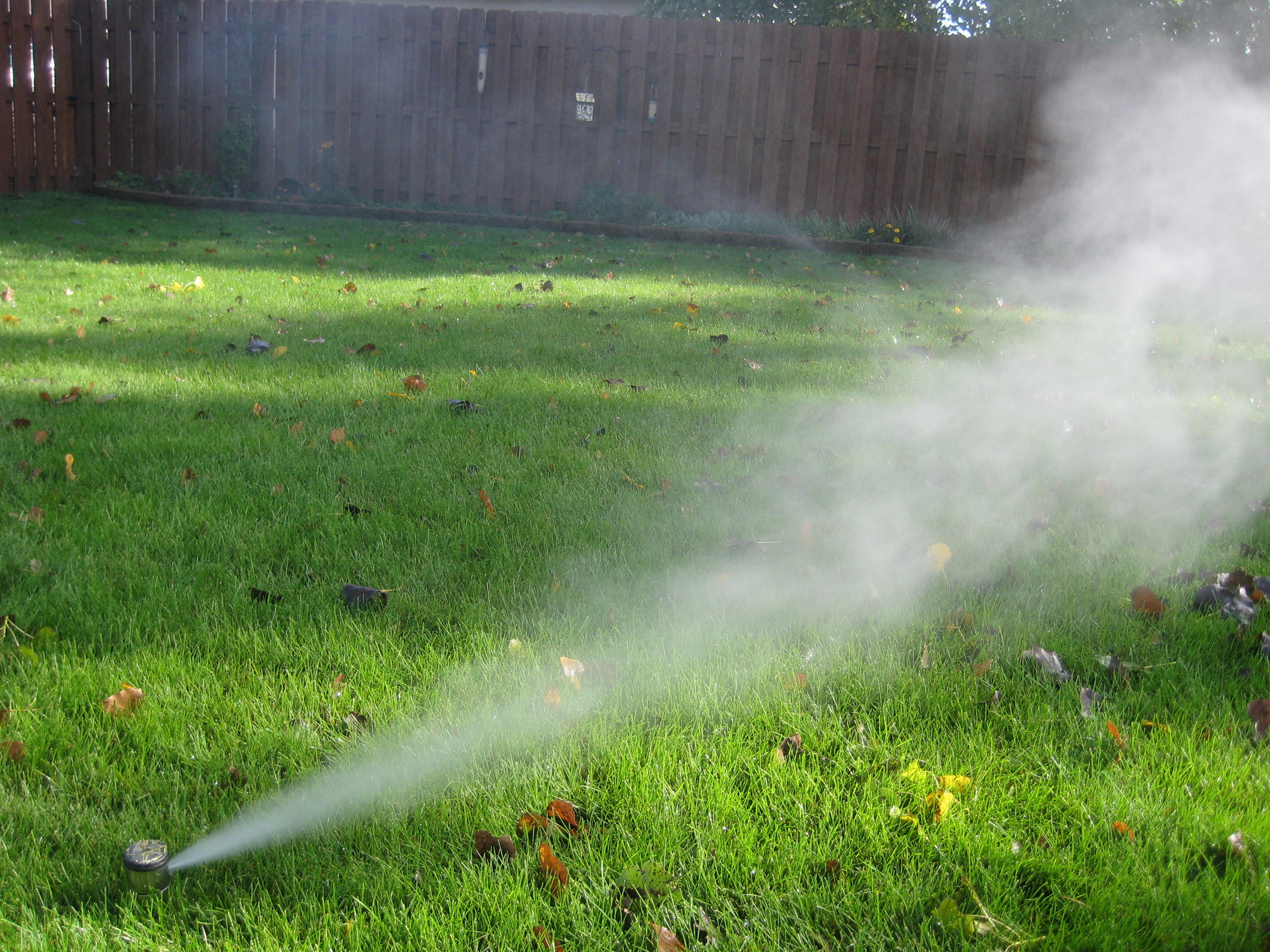 irrigation system winterization blowout